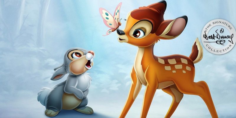 Bambi und Klopfer aus dem Film Bambi von Disney